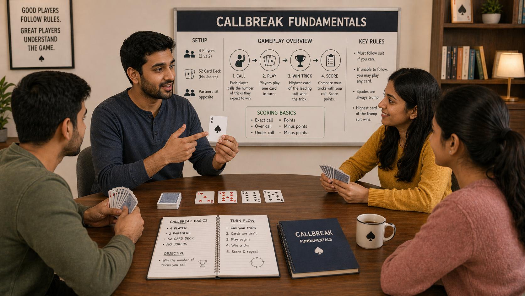 Callbreak fundamentals guide image