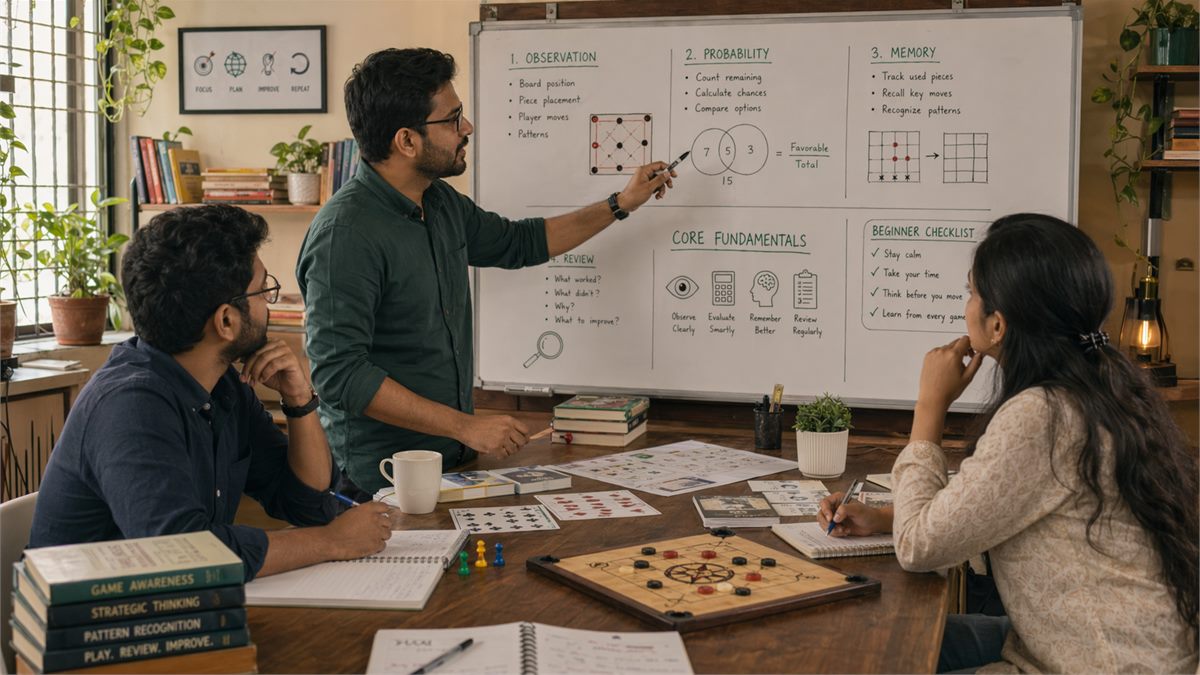 Strategic fundamentals and learning foundations for Indian games