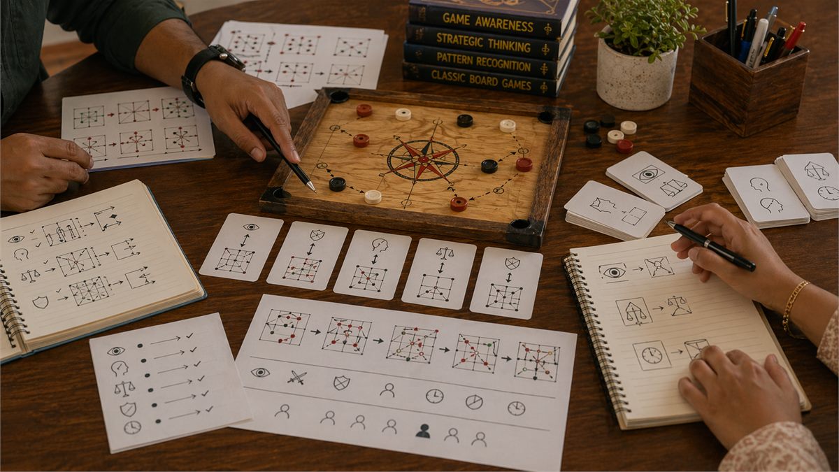 Game awareness lesson with board scanning, threat mapping, and opponent cues