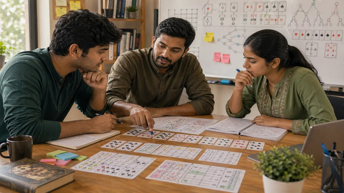 Skill game pattern recognition study setup